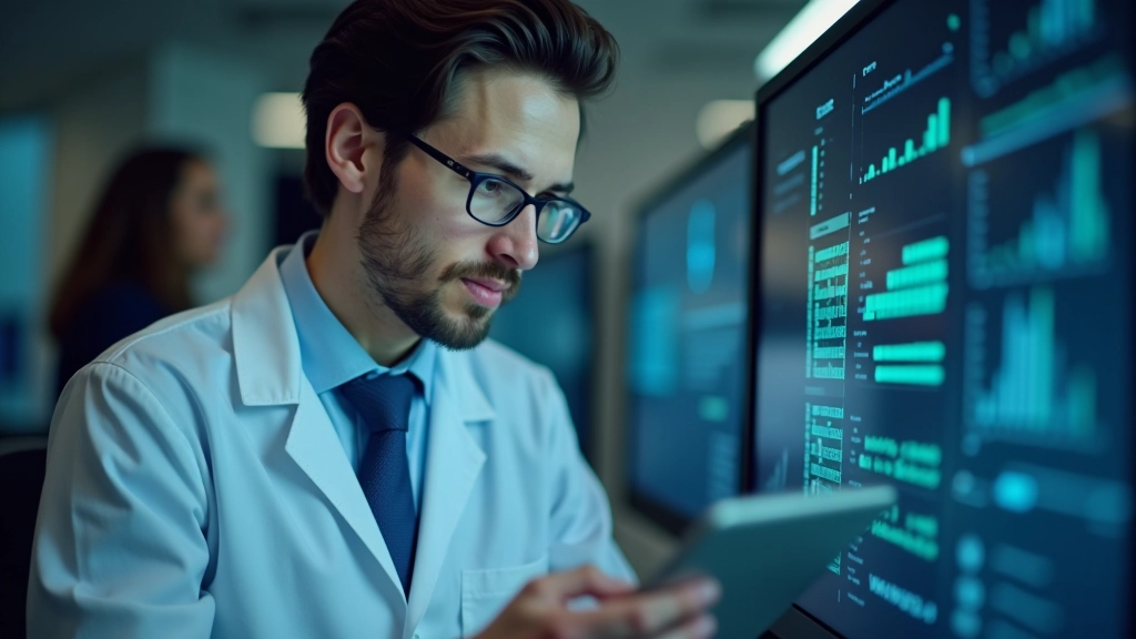 Data scientist reviewing training dataset for demographic representation and bias patterns