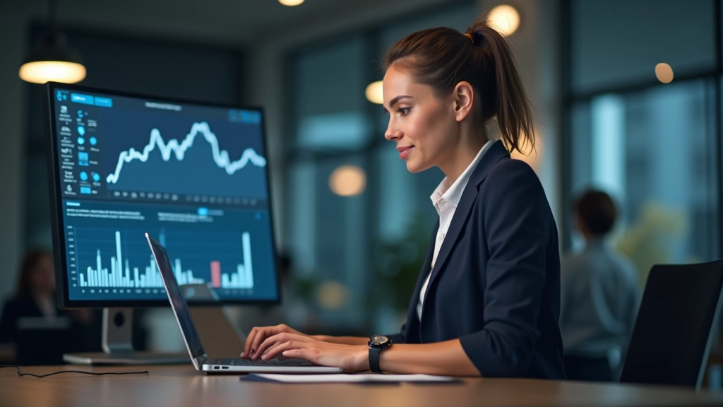 Executive dashboard showing business metrics and risk assessment aligned with ethical AI practices