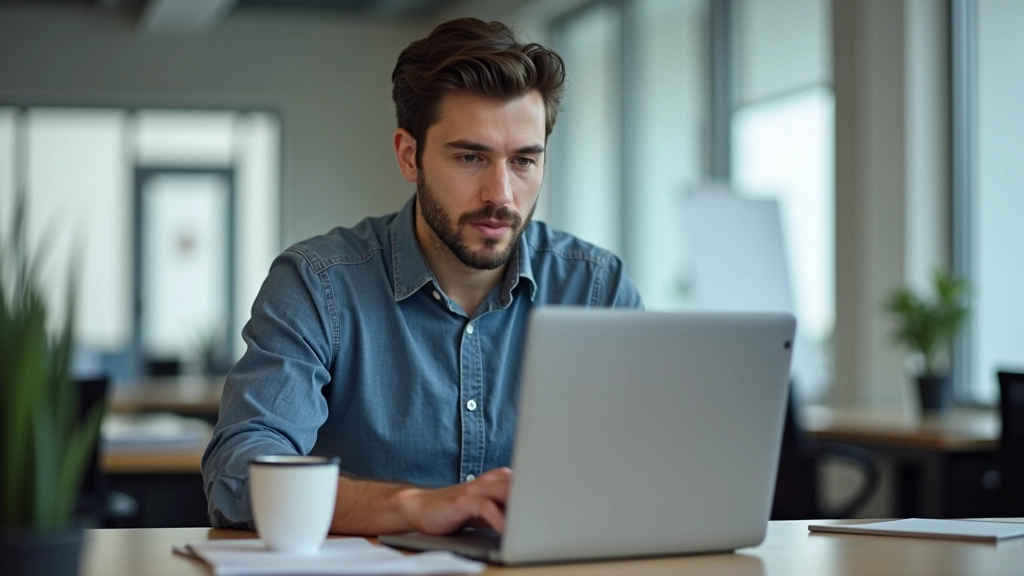 Person at laptop reviewing Python code for statistical analysis of dataset distributions and fairness metrics